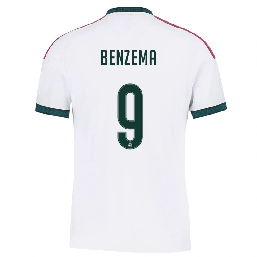 Danxen Herren Karim Benzema #9 Dunkelgrün Weiß Rot Heimtrikot Trikot 2026/27 T-Shirt Österreich