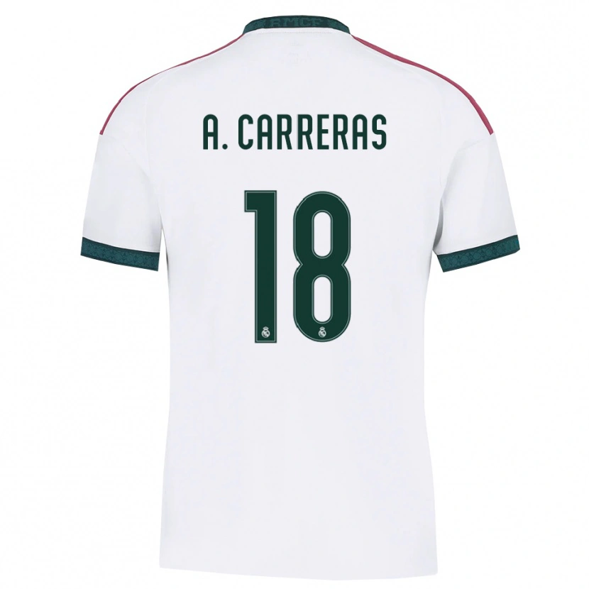 Danxen Herren Álvaro Carreras #18 Dunkelgrün Weiß Rot Heimtrikot Trikot 2026/27 T-Shirt Österreich