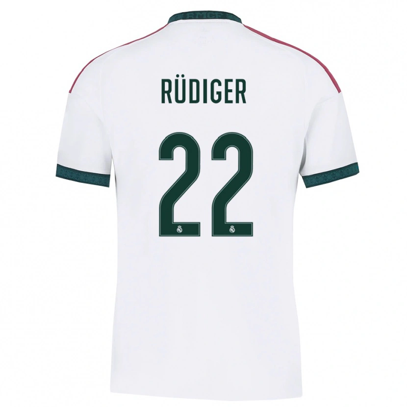Danxen Herren Antonio Rüdiger #22 Dunkelgrün Weiß Rot Heimtrikot Trikot 2026/27 T-Shirt Österreich