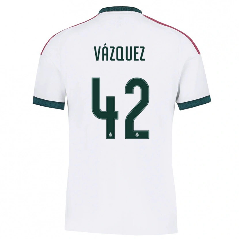 Danxen Herren Erik Vázquez #42 Dunkelgrün Weiß Rot Heimtrikot Trikot 2026/27 T-Shirt Österreich