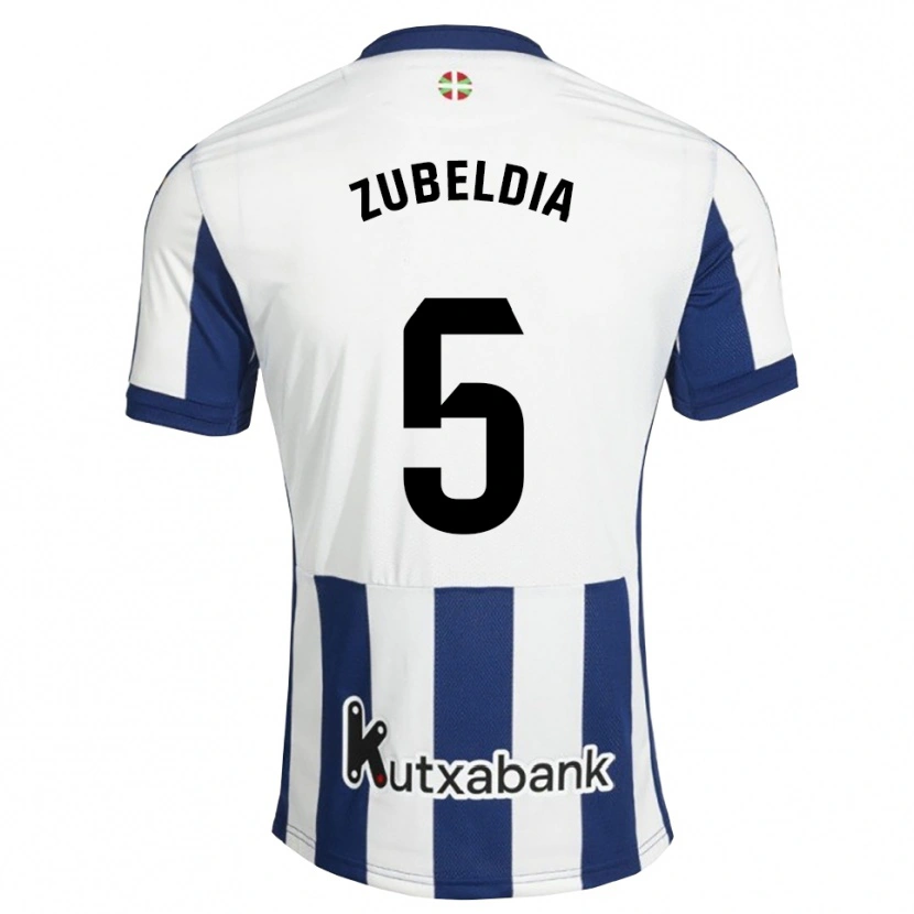 Danxen Herren Igor Zubeldia #5 Marineweiß Goldrute Heimtrikot Trikot 2026/27 T-Shirt Österreich