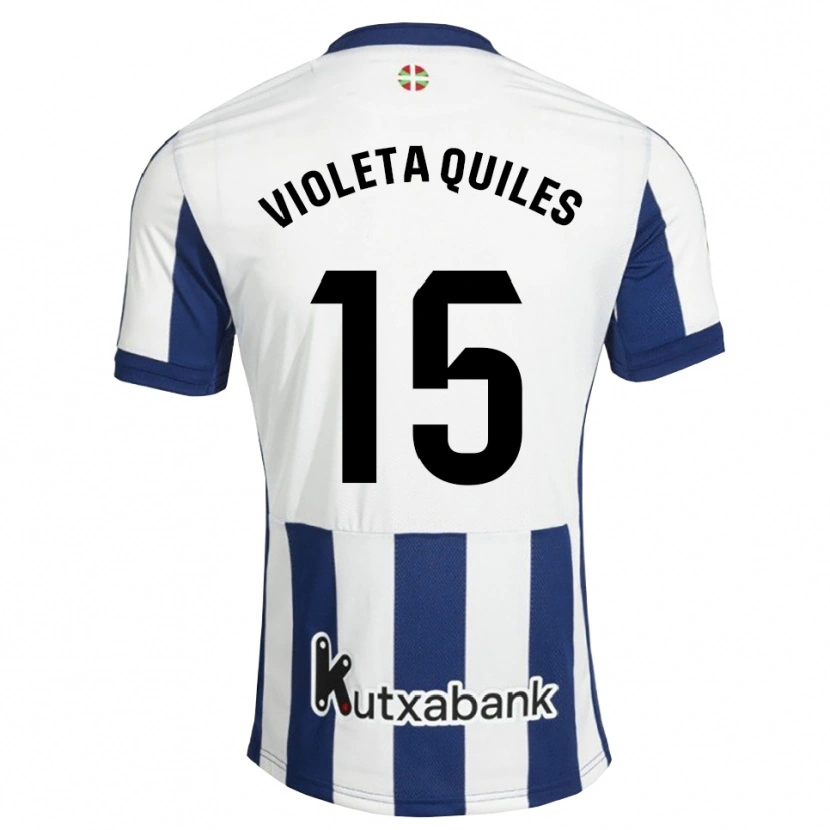 Danxen Herren Violeta Quiles #15 Marineweiß Goldrute Heimtrikot Trikot 2026/27 T-Shirt Österreich