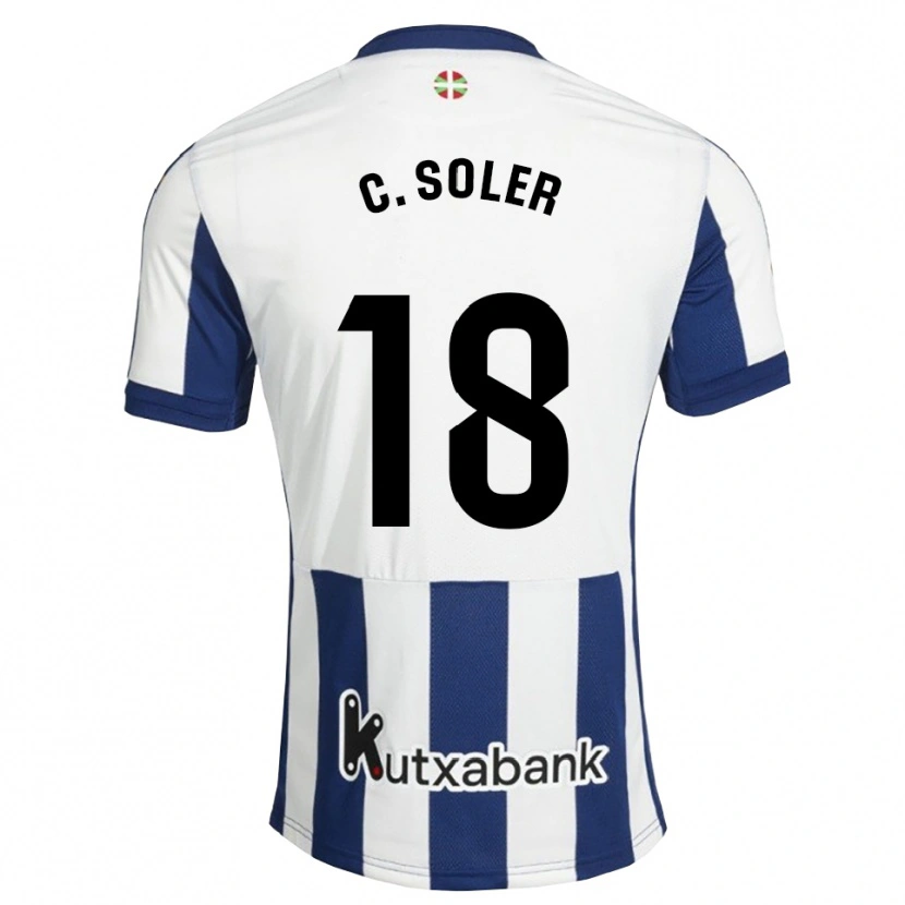 Danxen Herren Carlos Soler #18 Marineweiß Goldrute Heimtrikot Trikot 2026/27 T-Shirt Österreich