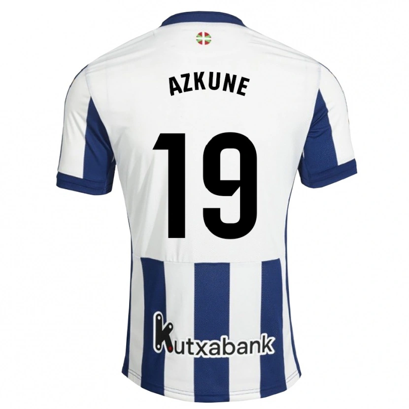 Danxen Herren Ekain Azkune #19 Marineweiß Goldrute Heimtrikot Trikot 2026/27 T-Shirt Österreich