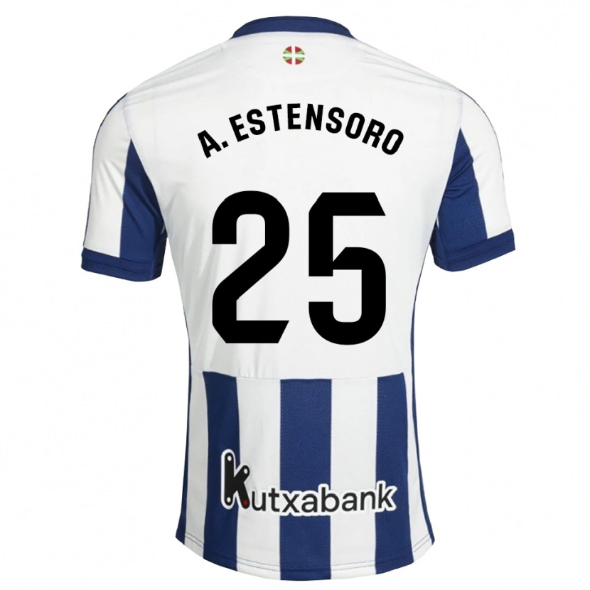 Danxen Herren Alazne Estensoro #25 Marineweiß Goldrute Heimtrikot Trikot 2026/27 T-Shirt Österreich