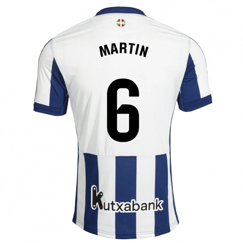Danxen Herren Jon Martín #6 Marineweiß Goldrute Heimtrikot Trikot 2026/27 T-Shirt Österreich