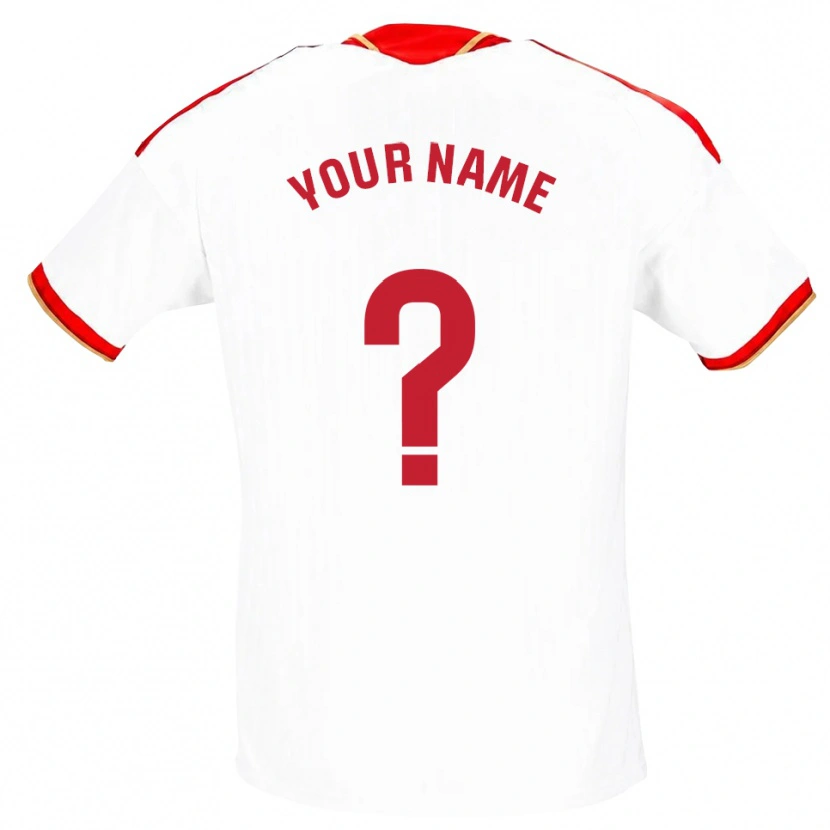 Danxen Herren Ihren Namen #0 Weiß Rot Heimtrikot Trikot 2026/27 T-Shirt Österreich