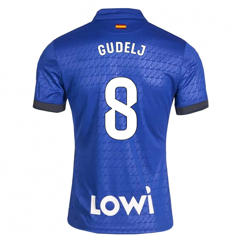 Danxen Herren Nemanja Gudelj #8 Blau Weiß Schwarz Heimtrikot Trikot 2026/27 T-Shirt Österreich