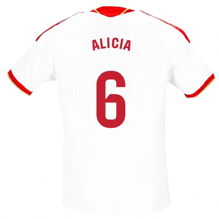 Danxen Herren Alicia Redondo #6 Weiß Rot Heimtrikot Trikot 2026/27 T-Shirt Österreich