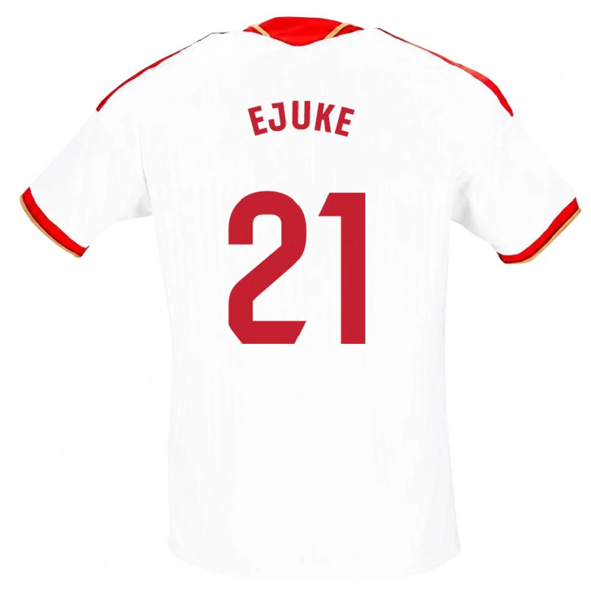 Danxen Herren Chidera Ejuke #21 Weiß Rot Heimtrikot Trikot 2026/27 T-Shirt Österreich