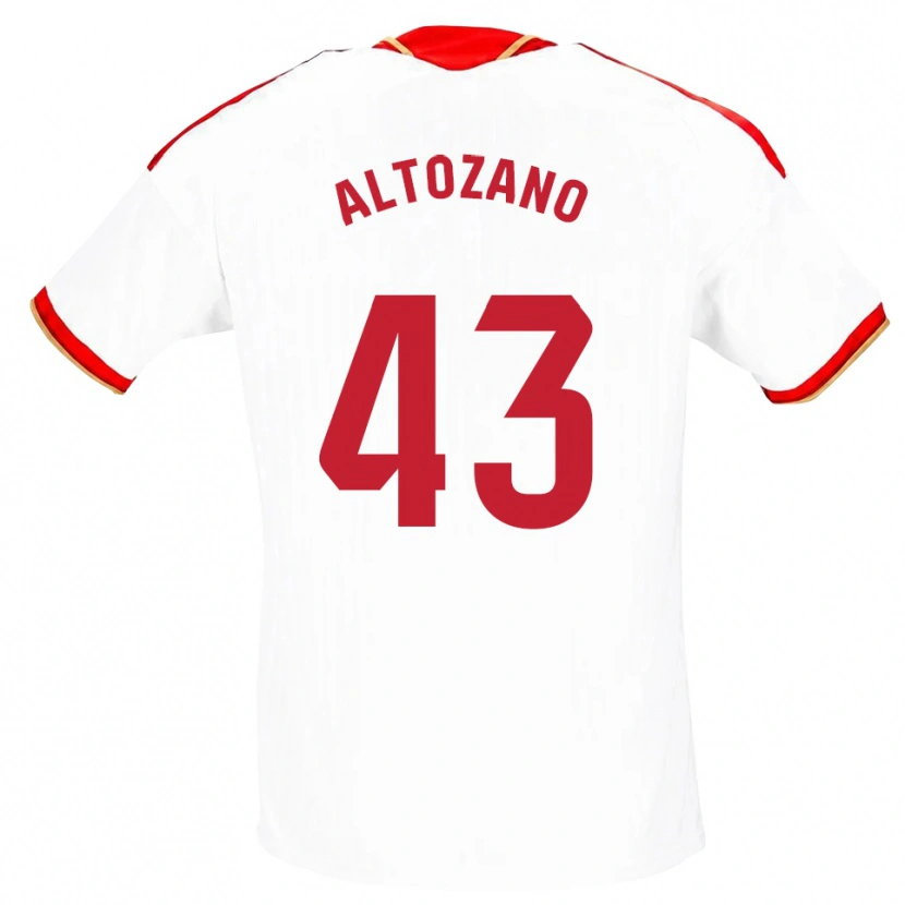 Danxen Herren Edu Altozano #43 Weiß Rot Heimtrikot Trikot 2026/27 T-Shirt Österreich