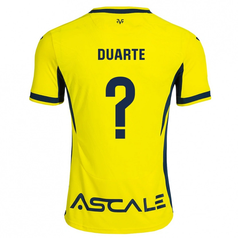 Danxen Herren Gabi Duarte #0 Gelb Schwarz Rot Heimtrikot Trikot 2026/27 T-Shirt Österreich