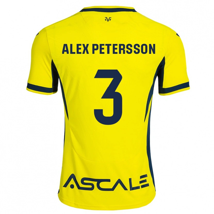 Danxen Herren Max Petersson #3 Gelb Schwarz Rot Heimtrikot Trikot 2026/27 T-Shirt Österreich