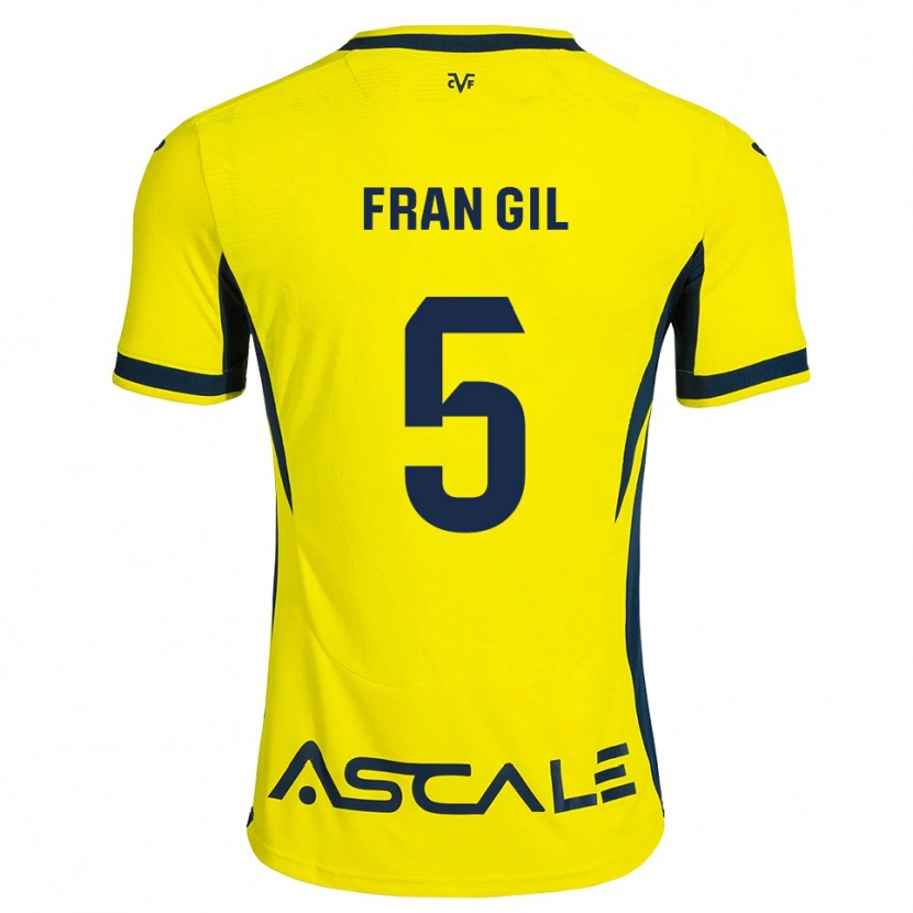 Danxen Herren Fran Gil #5 Gelb Schwarz Rot Heimtrikot Trikot 2026/27 T-Shirt Österreich