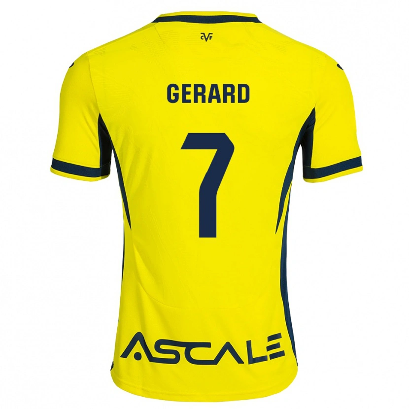Danxen Herren Gerard Moreno #7 Gelb Schwarz Rot Heimtrikot Trikot 2026/27 T-Shirt Österreich