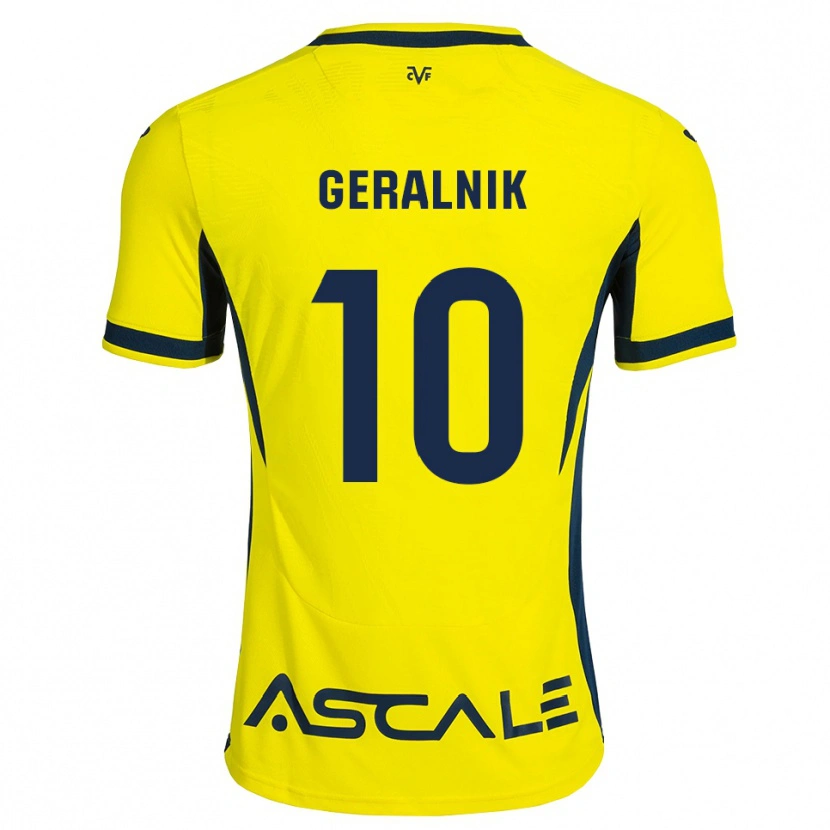 Danxen Herren Tiago Geralnik #10 Gelb Schwarz Rot Heimtrikot Trikot 2026/27 T-Shirt Österreich