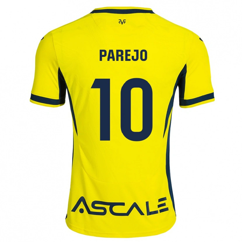 Danxen Herren Dani Parejo #10 Gelb Schwarz Rot Heimtrikot Trikot 2026/27 T-Shirt Österreich