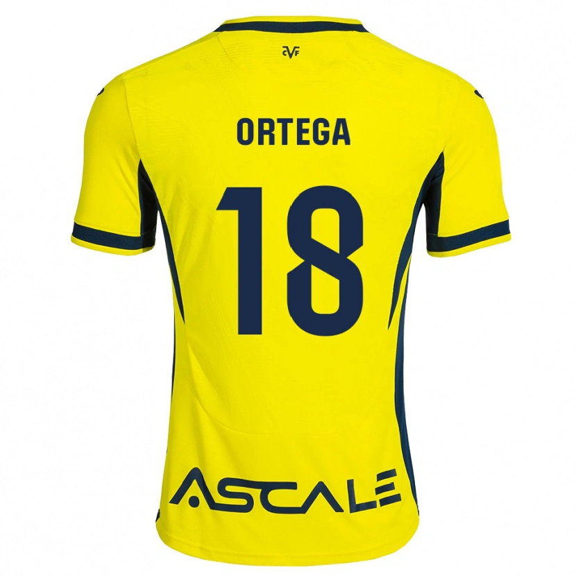 Danxen Herren Jordi Ortega #18 Gelb Schwarz Rot Heimtrikot Trikot 2026/27 T-Shirt Österreich