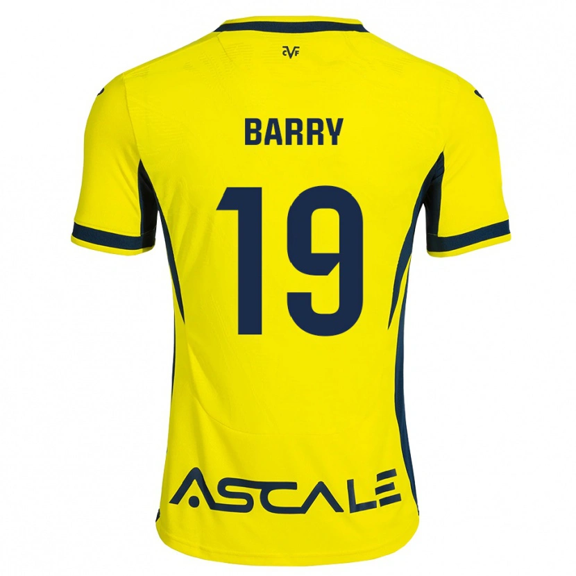 Danxen Herren Mahamoud Barry #19 Gelb Schwarz Rot Heimtrikot Trikot 2026/27 T-Shirt Österreich