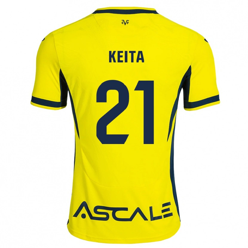Danxen Herren Manfa Keita #21 Gelb Schwarz Rot Heimtrikot Trikot 2026/27 T-Shirt Österreich