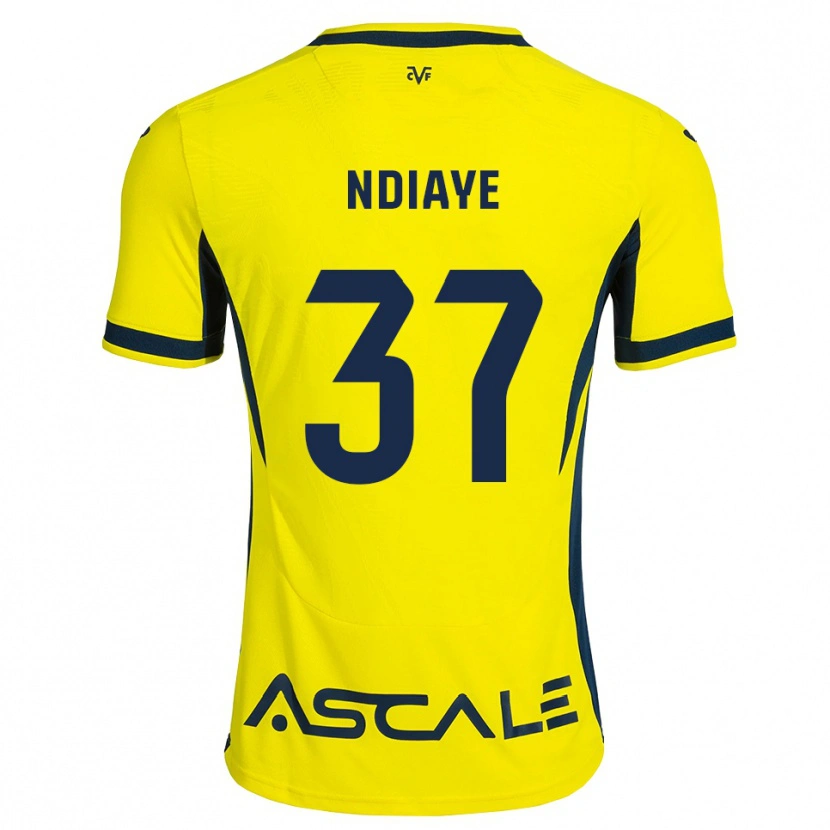 Danxen Herren Serigne Ndiaye #37 Gelb Schwarz Rot Heimtrikot Trikot 2026/27 T-Shirt Österreich