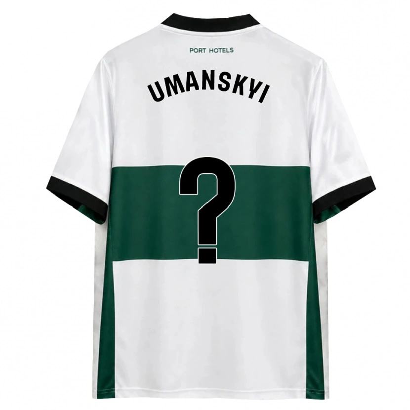 Danxen Herren Volodymyr Umanskyi #0 Grün Weiß Rot Heimtrikot Trikot 2026/27 T-Shirt Österreich