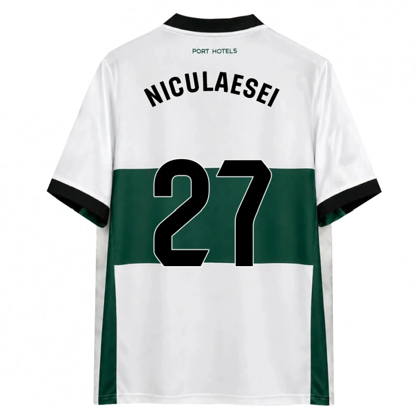 Danxen Herren Albert Niculăesei #27 Grün Weiß Rot Heimtrikot Trikot 2026/27 T-Shirt Österreich