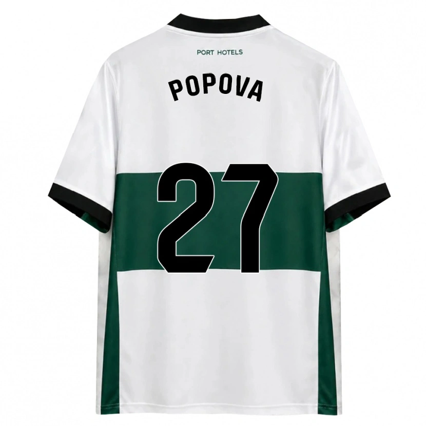 Danxen Herren Ángela Popova Fedorova #27 Grün Weiß Rot Heimtrikot Trikot 2026/27 T-Shirt Österreich