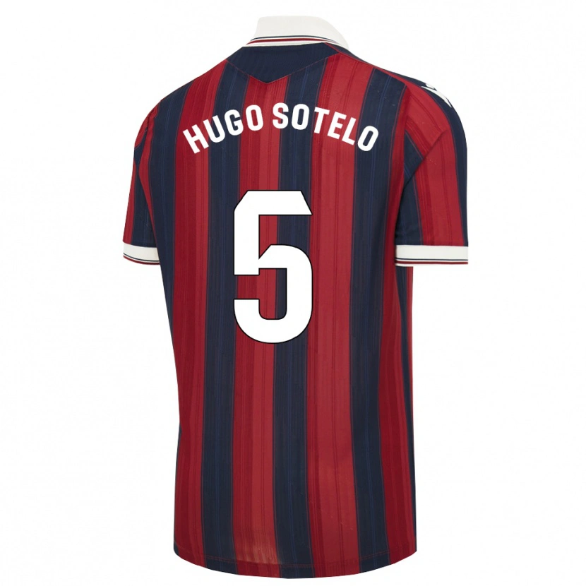 Danxen Herren Hugo Sotelo #5 Mitternachtsblau Rot Heimtrikot Trikot 2026/27 T-Shirt Österreich