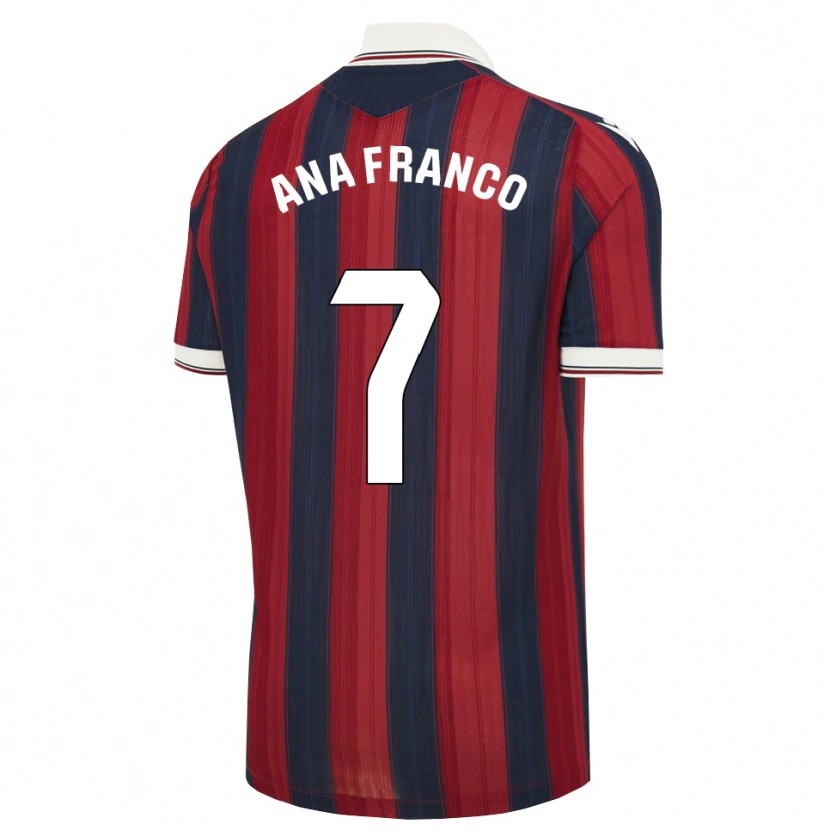 Danxen Herren Ana Franco De La Vega #7 Mitternachtsblau Rot Heimtrikot Trikot 2026/27 T-Shirt Österreich