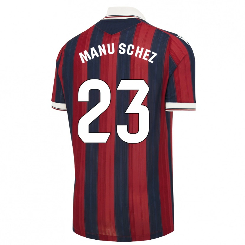 Danxen Herren Manu Sánchez #23 Mitternachtsblau Rot Heimtrikot Trikot 2026/27 T-Shirt Österreich