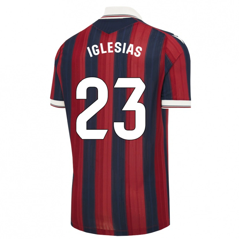Danxen Herren Dylan Iglesias #23 Mitternachtsblau Rot Heimtrikot Trikot 2026/27 T-Shirt Österreich