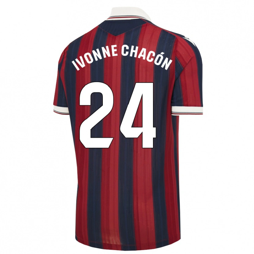 Danxen Herren Ivonne Chacón #24 Mitternachtsblau Rot Heimtrikot Trikot 2026/27 T-Shirt Österreich