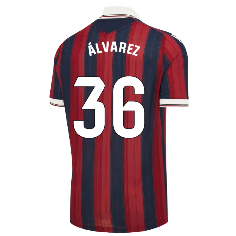 Danxen Herren Anna Álvarez #36 Mitternachtsblau Rot Heimtrikot Trikot 2026/27 T-Shirt Österreich