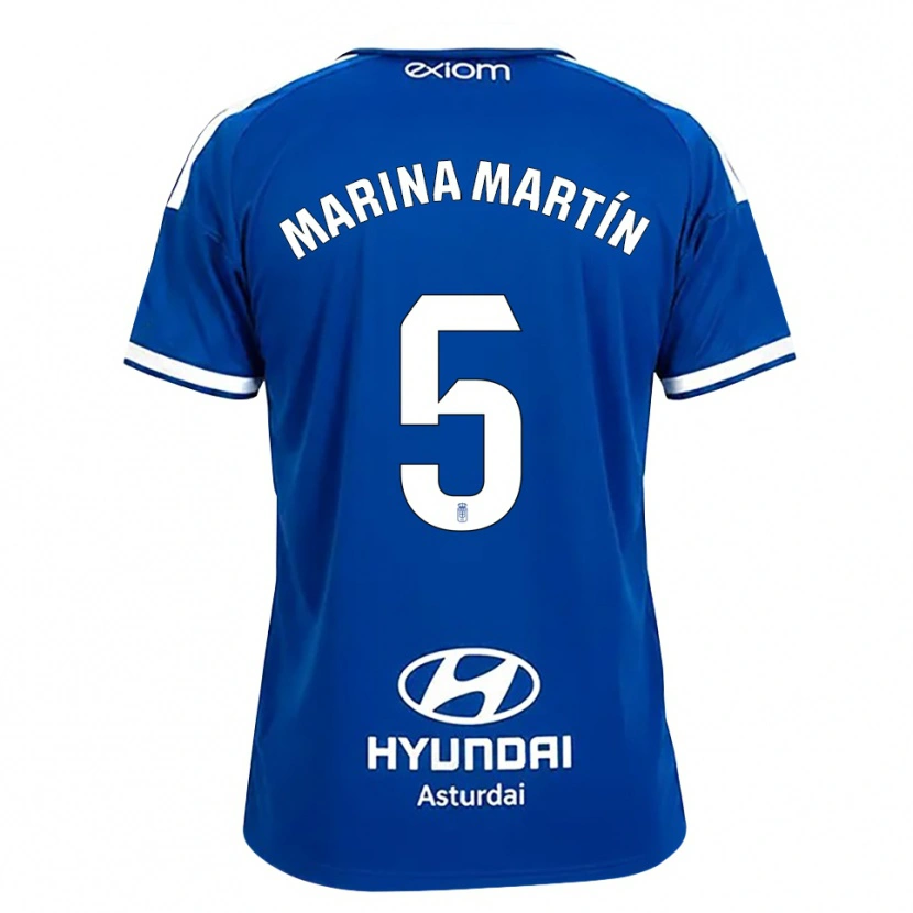 Danxen Herren Marina Martín #5 Mittelblau Weiß Heimtrikot Trikot 2026/27 T-Shirt Österreich