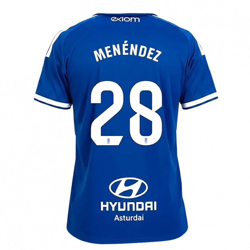 Danxen Herren Diego Menéndez #28 Mittelblau Weiß Heimtrikot Trikot 2026/27 T-Shirt Österreich