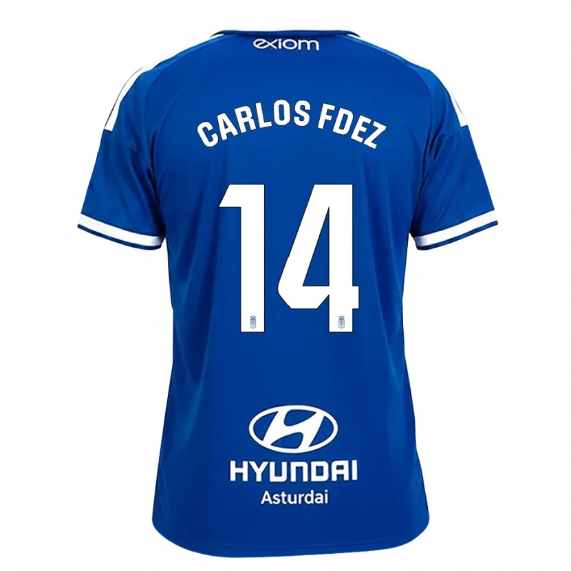 Danxen Herren Carlos Fernández #14 Mittelblau Weiß Heimtrikot Trikot 2026/27 T-Shirt Österreich