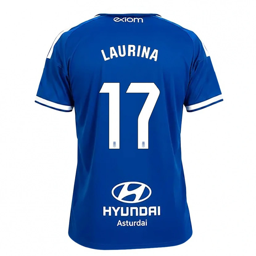 Danxen Herren Laura Gutiérrez #17 Mittelblau Weiß Heimtrikot Trikot 2026/27 T-Shirt Österreich