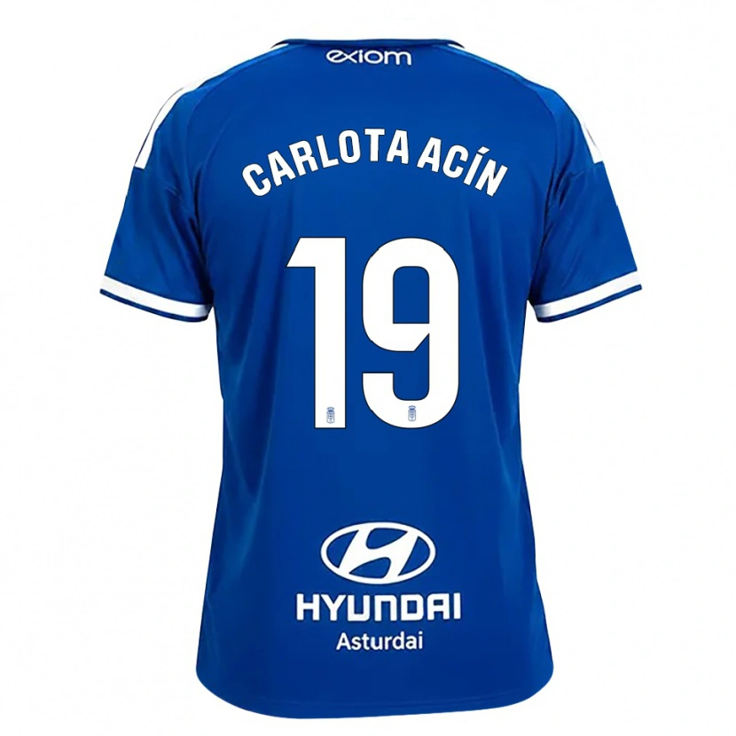 Danxen Herren Carlota Acin Casajus #19 Mittelblau Weiß Heimtrikot Trikot 2026/27 T-Shirt Österreich