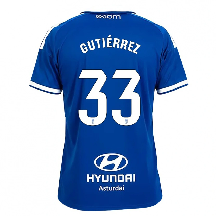 Danxen Herren Raúl Gutiérrez #33 Mittelblau Weiß Heimtrikot Trikot 2026/27 T-Shirt Österreich