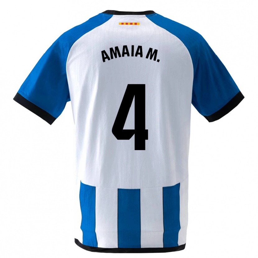 Danxen Herren Amaia Martínez De La Peña #4 Königsblau Weiß Heimtrikot Trikot 2026/27 T-Shirt Österreich