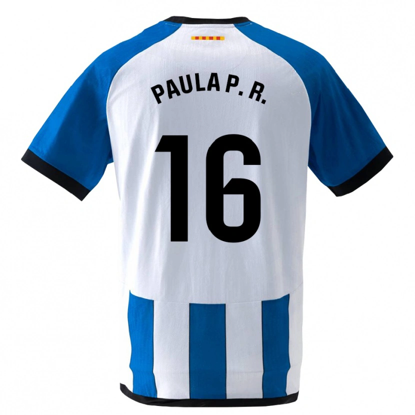 Danxen Herren Paula Perea Ramírez #16 Königsblau Weiß Heimtrikot Trikot 2026/27 T-Shirt Österreich