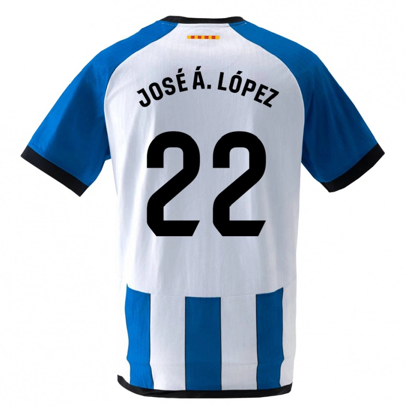 Danxen Herren José Ángel López #22 Königsblau Weiß Heimtrikot Trikot 2026/27 T-Shirt Österreich