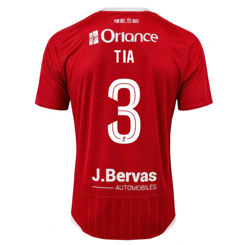 Danxen Herren Davy Tia #3 Weiß Rot Heimtrikot Trikot 2026/27 T-Shirt Österreich