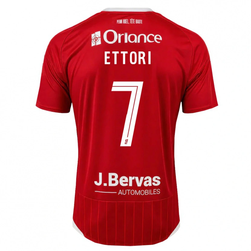 Danxen Herren Yanis Ettori #7 Weiß Rot Heimtrikot Trikot 2026/27 T-Shirt Österreich