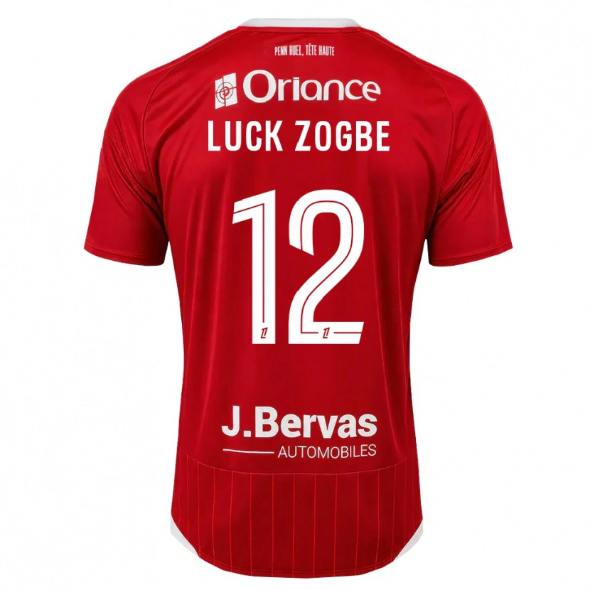 Danxen Herren Luck Zogbé #12 Weiß Rot Heimtrikot Trikot 2026/27 T-Shirt Österreich