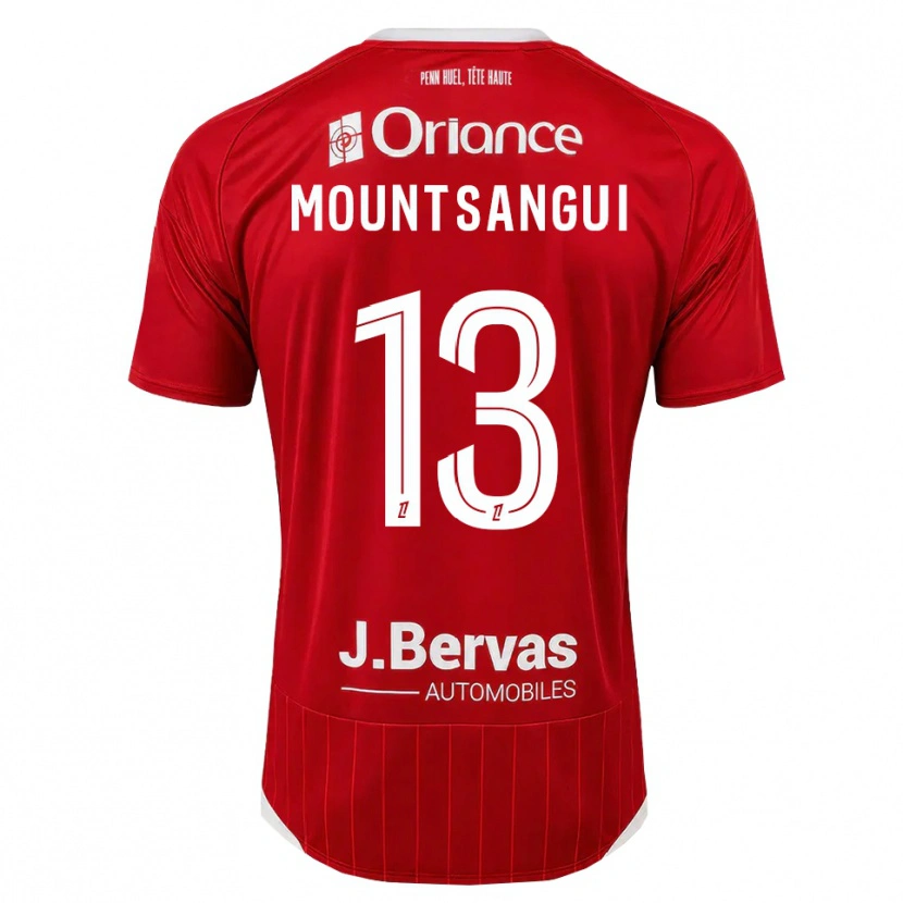 Danxen Herren Warren Mountsangui #13 Weiß Rot Heimtrikot Trikot 2026/27 T-Shirt Österreich