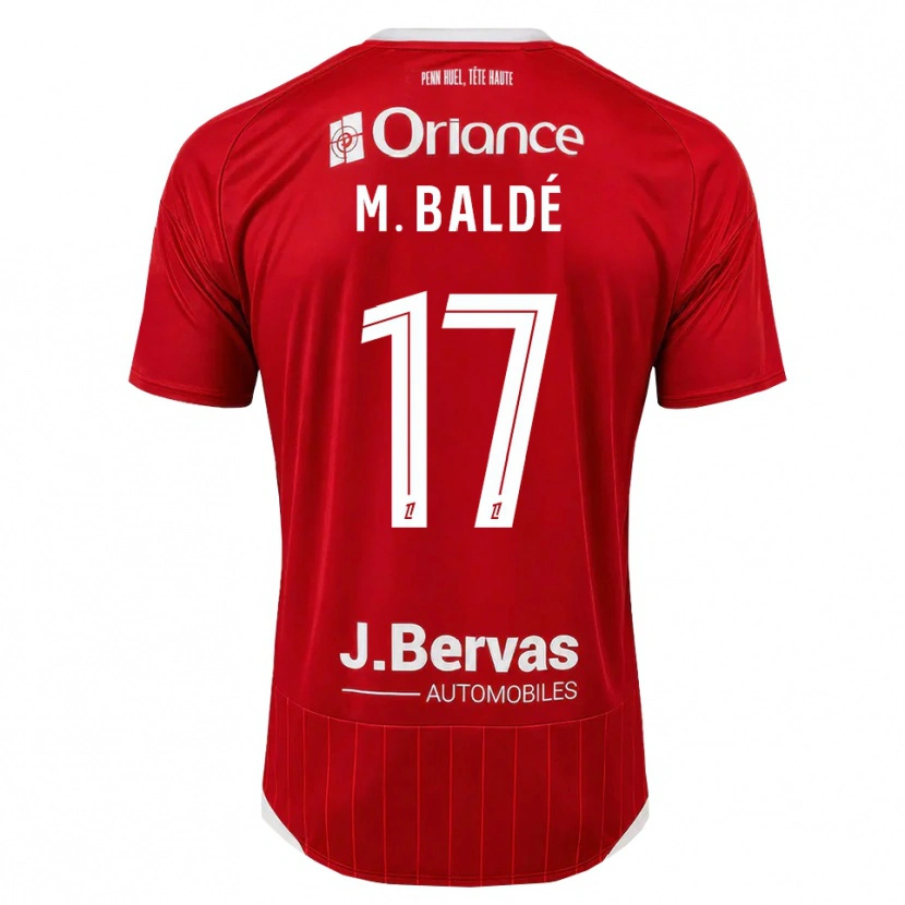 Danxen Herren Mama Baldé #17 Weiß Rot Heimtrikot Trikot 2026/27 T-Shirt Österreich
