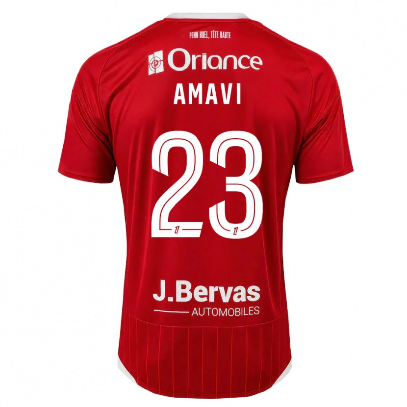 Danxen Herren Jordan Amavi #23 Weiß Rot Heimtrikot Trikot 2026/27 T-Shirt Österreich
