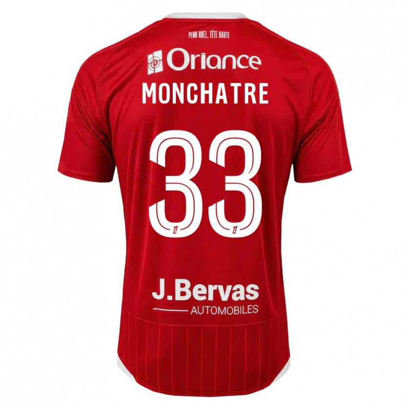 Danxen Herren Enzo Monchatre #33 Weiß Rot Heimtrikot Trikot 2026/27 T-Shirt Österreich